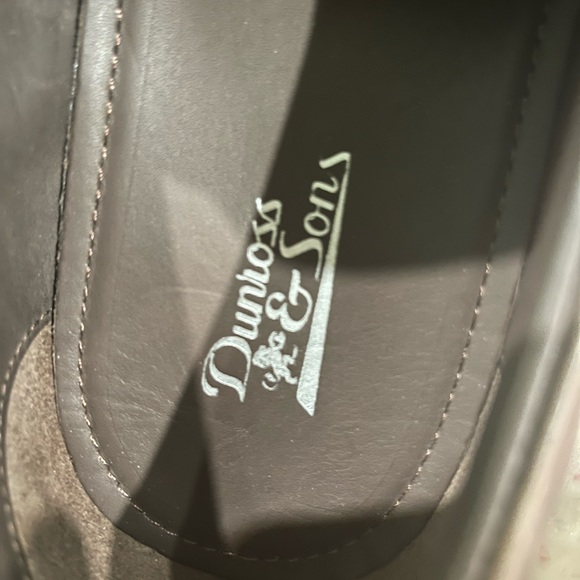 Dunross & Sons Finley Men's Dress Shoe Leather Loafer Slip-On Espresso brown NEW - Picture 5 of 6